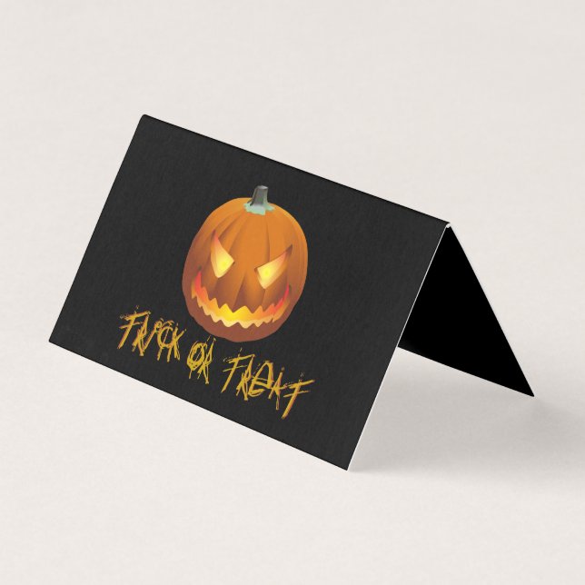 Pumpa till Halloween 6 Kort (Framsida)