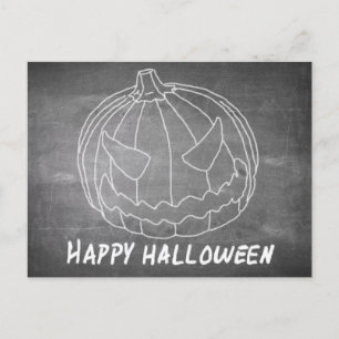 Pumpa till Halloween 6 skrivtavla look Helg Vykort