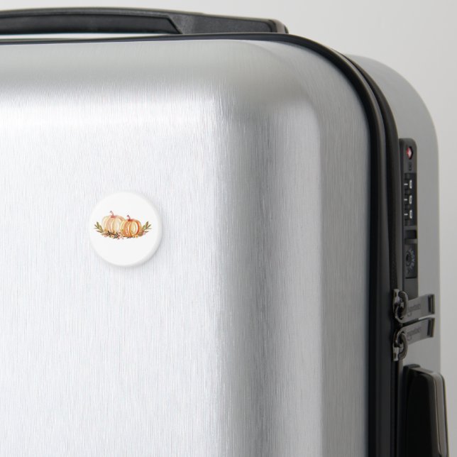 pumpa trendiga Halloween-designer Magnet (In Situ (Luggage))