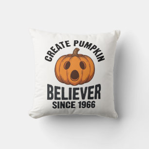 Pumpa Troende Sedan 1966 Vintage Halloween Desi Kudde