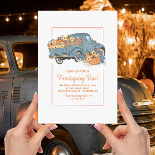 Pumpa Truck Friendsgiving Inbjudningar