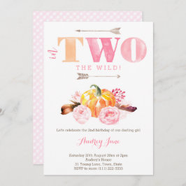 pumpa två vilders inbjudan, bohemisk andra födelse inbjudningar