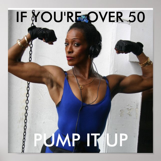 PUMPA UPP DET, OM DU ÄR ÖVER 50 POSTER (Framsidan)