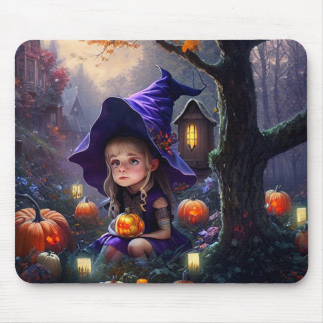 Pumpa/vit/Halloween/tecknad Musmatta (Framsidan)