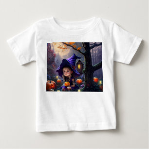 Pumpa/vit/Halloween/tecknad T Shirt