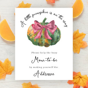 Pumpabarnkalas till blivande mamma poster