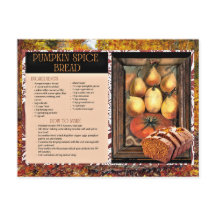 Pumpabröd kryddat med kryddor Julrecept Postkort