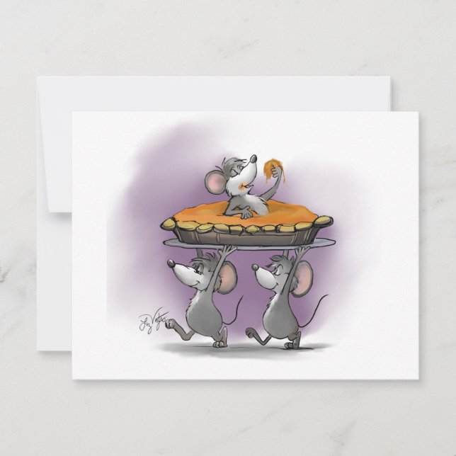 Pumpabrödsceneration Inbjudningar (Framsida)