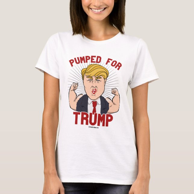 Pumpad för Trump Tee Shirt (Framsida)