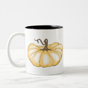 Pumpad orange för pumpa Två-Tonad mugg