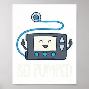Pumpade insulinpumpar Diabetes Typ 1- diabetes Poster