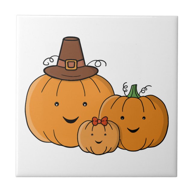 Pumpafamilj Kakelplatta (Framsidan)