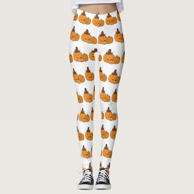 Pumpafamilj Leggings (Framsida)