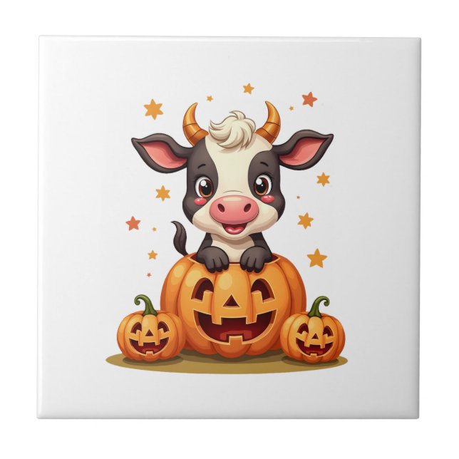 Pumpafläck Ko Kakelplatta (Framsidan)