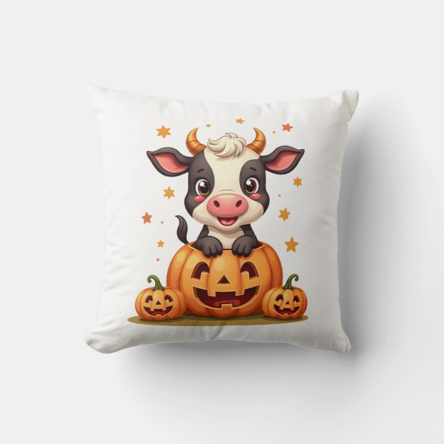 Pumpafläck Ko Kudde (Framsida)