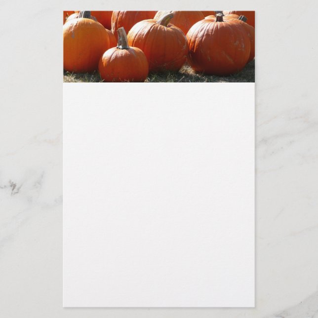 Pumpafoto för höst, Halloween eller Thanksgiving (Framsida)