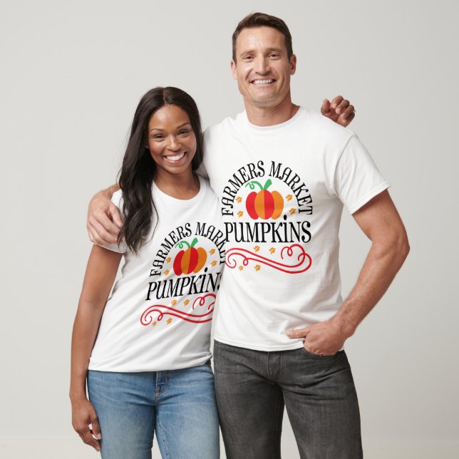 Pumpagums konst med ord från bondens marknad  t shirt (Unisex)