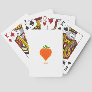 Pumpahjärta som leker kort casinokort