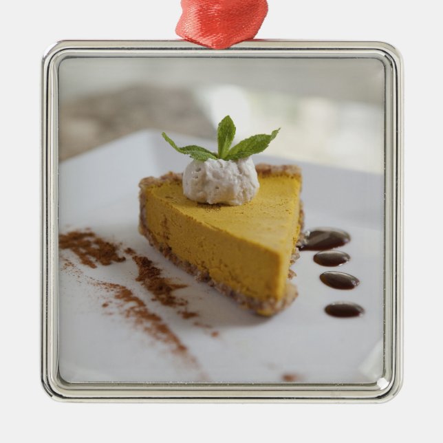 Pumpakaka Julgransprydnad Metall (Framsidan)