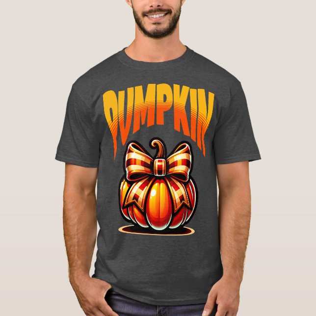 pumpakinsäsong halloween t shirt (Framsida)