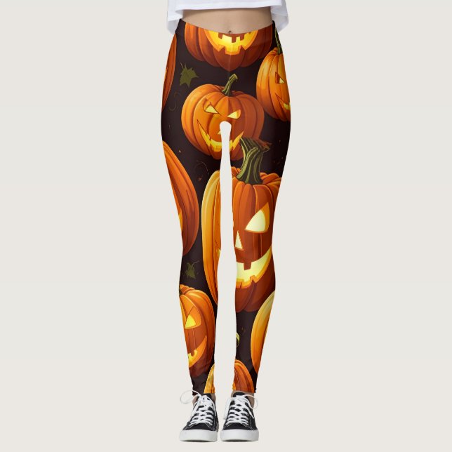 Pumpakravallerna Leggings (Framsida)