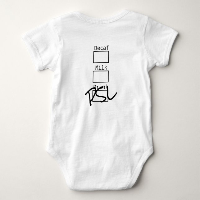 PumpakryddaLatte dräkt T Shirt (Baksida)