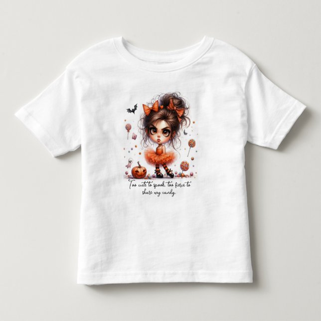 Pumpakunglighet – Söt, kuslig och förtrollad T Shirt (Framsida)