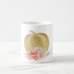 Pumpamugg, rosor och guld- mugg