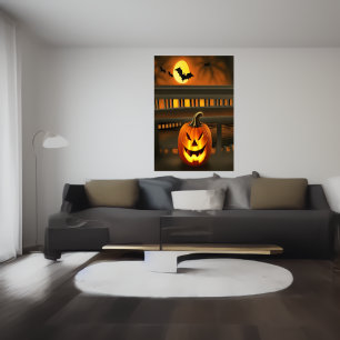 Pumpan lycklig AI Art Poster