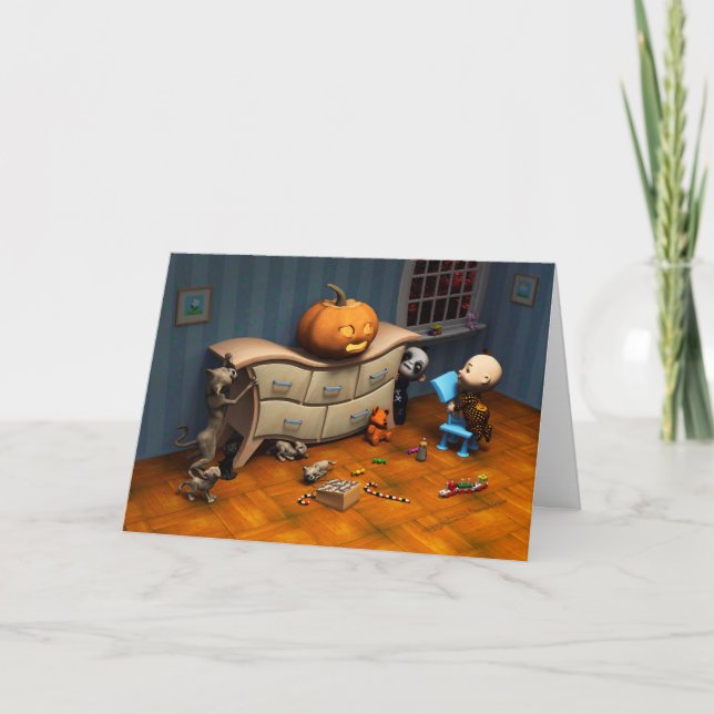Pumpan på dressern kort (Framsida)