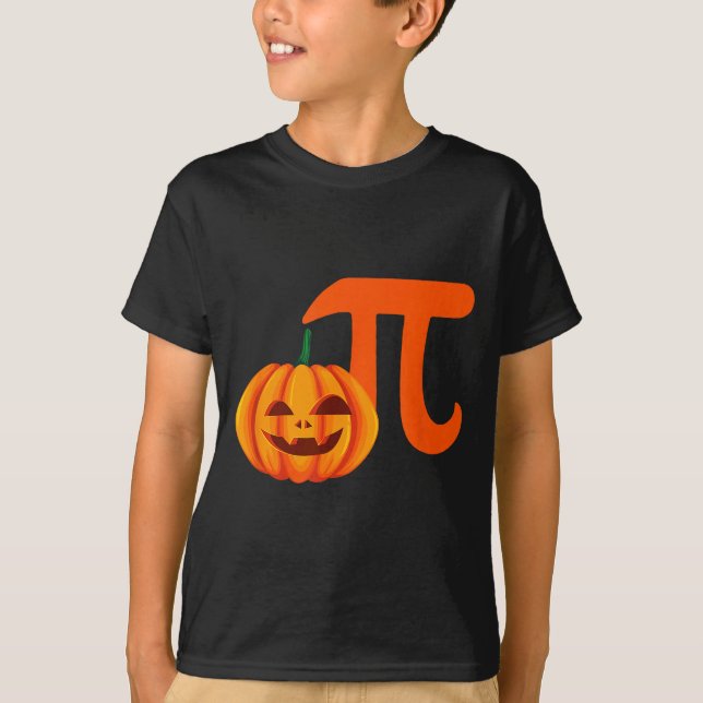Pumpapaj jack o lykta halloween matte rolig t shirt (Framsida)