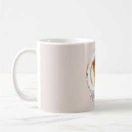 Pumpapaj på en tallrik kaffemugg