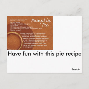 Pumpapaj recept vykort