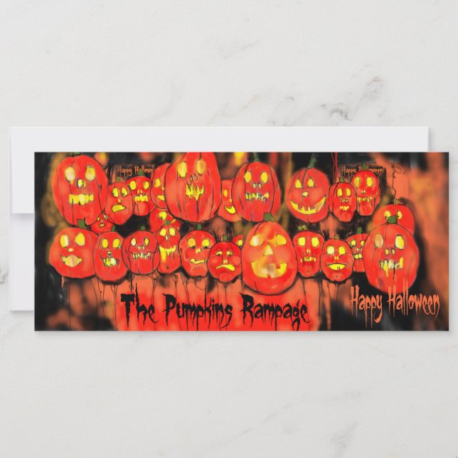 Pumpasarnas Raserian Halloweenfest Inbjudan (Framsida)