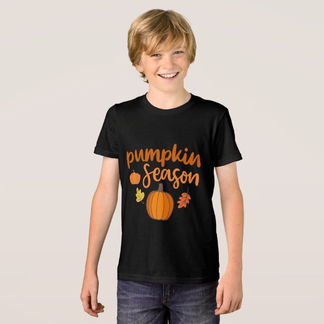 Pumpasäsong Höst T Shirt (Framsida Full)