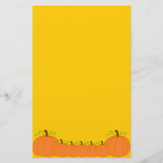 Pumpaskörd Brevpapper