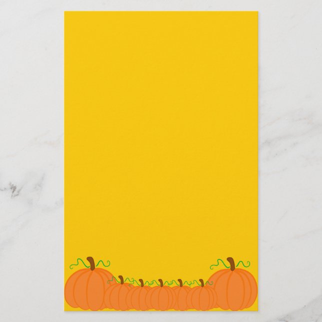 Pumpaskörd Brevpapper (Framsida)