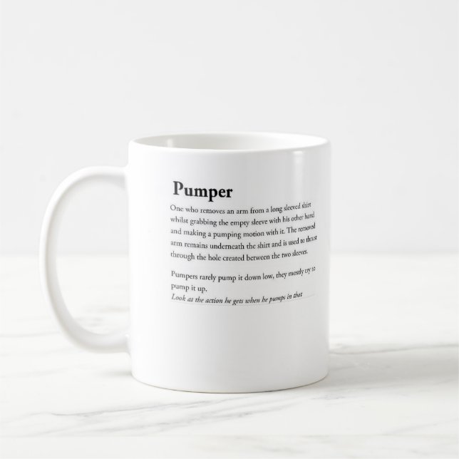 Pumpers vs. Tumblers Kaffemugg (Vänster)