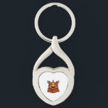 pumphalloween t-skjorthalloween twisted heart silverfärgad nyckelring<br><div class="desc">pumphalloween t-skjorthalloween</div>
