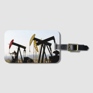 Pumpjacks i Taft California Bagagebricka
