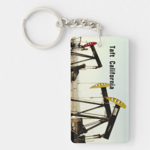 Pumpjacks i Taft California Nyckelring