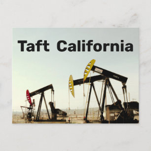 Pumpjacks i Taft California Vykort