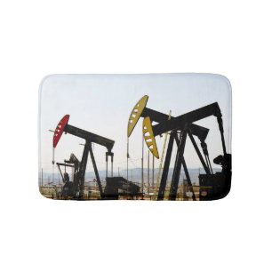 Pumpjacks i Taft Kalifornien Badrumsmatta