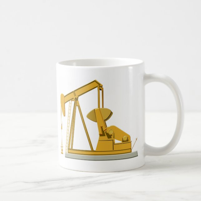 pumpjackzazzle kaffemugg (Höger)