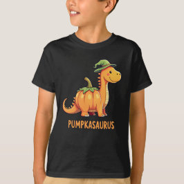 Pumpkasaurus Cute Dinosaur Pumpkin Funny Halloween T Shirt