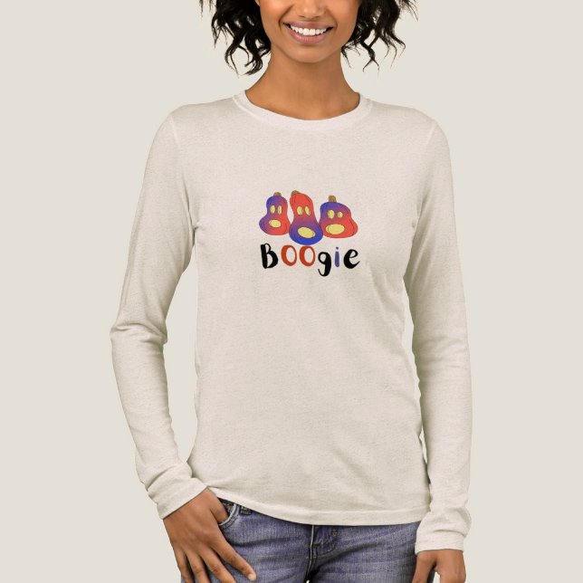 Pumpk'd Halloween T-Shirt | Livlig Pumpa Typografi (Framsida)
