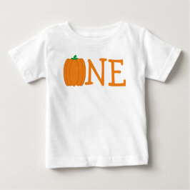 Pumpkin 1:a födelsedagen t shirt