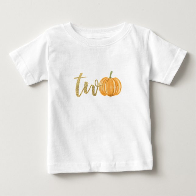 Pumpkin 2:a födelsedagskorgen t shirt (Framsida)