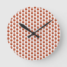 Pumpkin Acrylic Wall Clock Rund Klocka