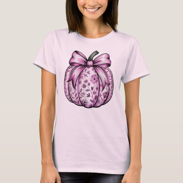 Pumpkin Aesthetic Chinoiserie Coquette Trendy To T Shirt (Framsida)